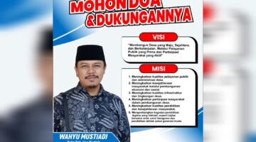 WAJAH BARU UNTUK KARANGSAMBUNG: Wahyu Mustiadi Siap Maju Calon Kades Periode 2026-2034