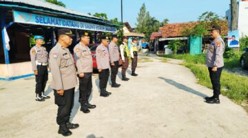 Polsek Cikarang Timur Amankan Keberangkatan Buruh FSPMI Bekasi ke DPR RI, Berlangsung Tertib dan Kondusif