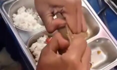 PROGRAM MAKAN BERGIZI GRATIS LAMPUNG BARAT DAPAT KRITIK, DAGING SAPI YANG DIHIDANGKAN DIKELUHKAN SEPERTI KARET