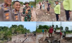 Berkat Gagasan dan Inisiatif Kapolsek Denteteladas, Perbaikan Jalan Dengan Sistem Donasi Terbuka Berhasil dan Dilanjutkan ke Titik Lain