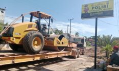 Terwujudnya Impian Bersama: Berkat Gagasan Kapolsek dan Semangat Gotong Royong, Jalan Poros Hasan Bulan-Pendowo Siap Diperindah Dengan Hotmix