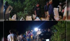 Semangat Swadaya Warga Bratasena Tetap Membara, Pengecoran Jalan Capai 400 Meter Meski Tanpa Kehadiran Pemimpin Kampung