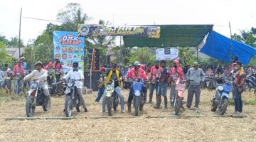 Grasstrack Ojek Elite di Tulang Bawang Sedot Ratusan Warga, dari Aktivitas Buruh Panen Jadi Hiburan Rakyat