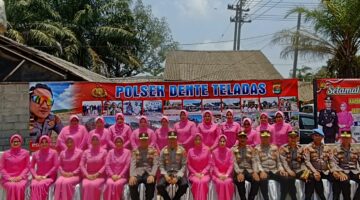 Kunjungan Silaturahmi ke Polsek Dente Teladas, Kapolres Tulang Bawang Tekankan Pelayanan Prima dan Jaga Integritas